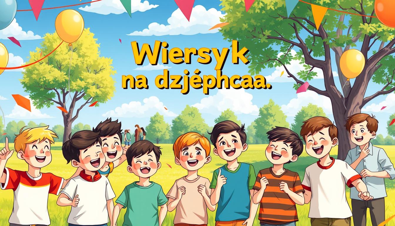 Wierszyk na dzień chłopca