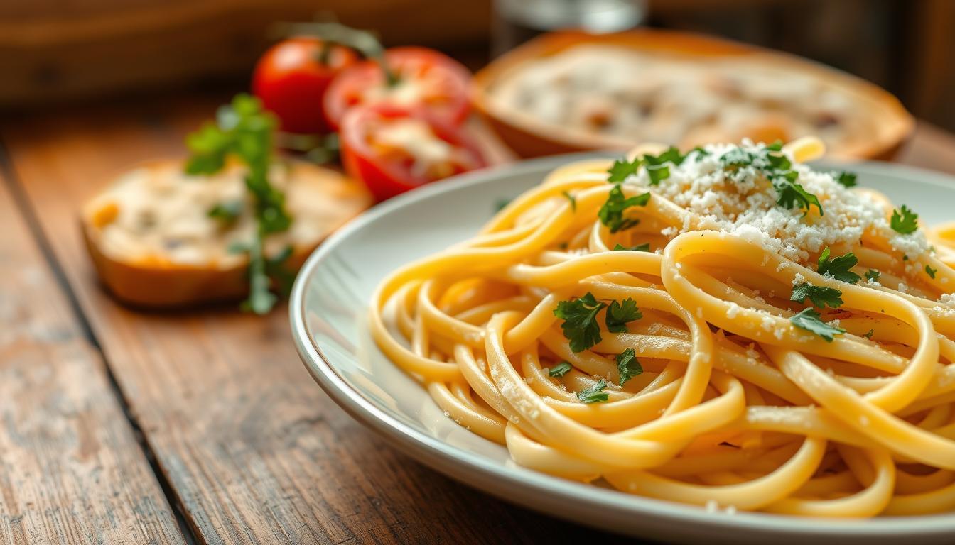 Dania z makaronem tagliatelle