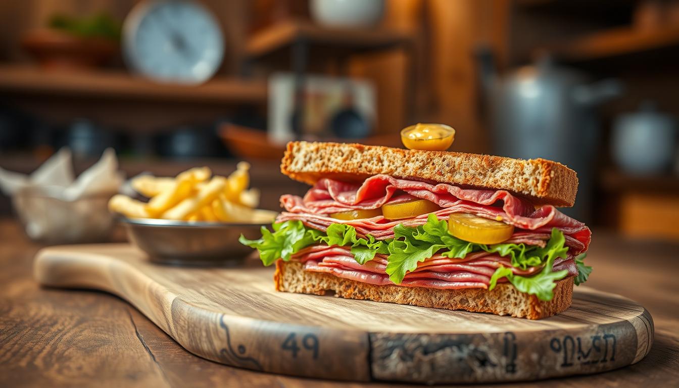 Kanapka z pastrami