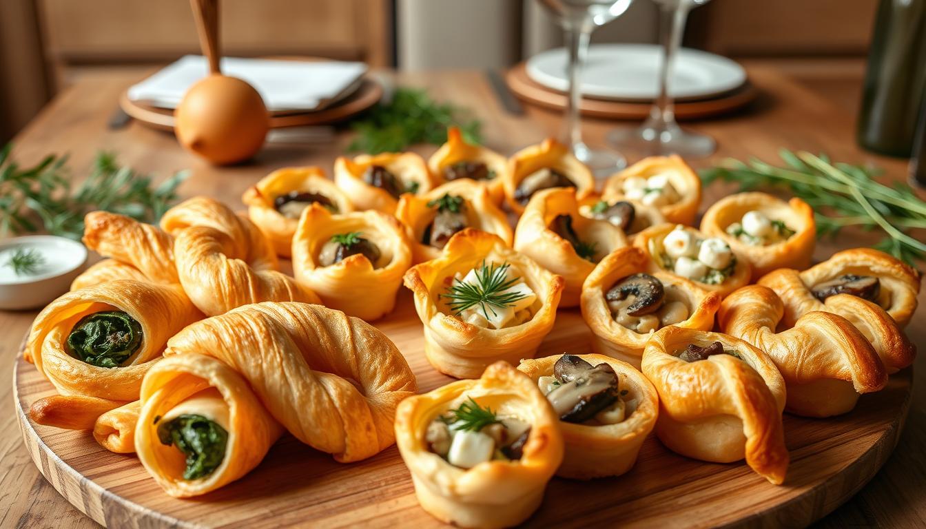 Przystawki ciasto francuskie