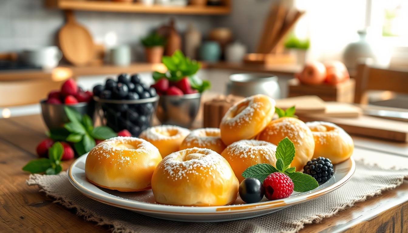 Serowe pączki