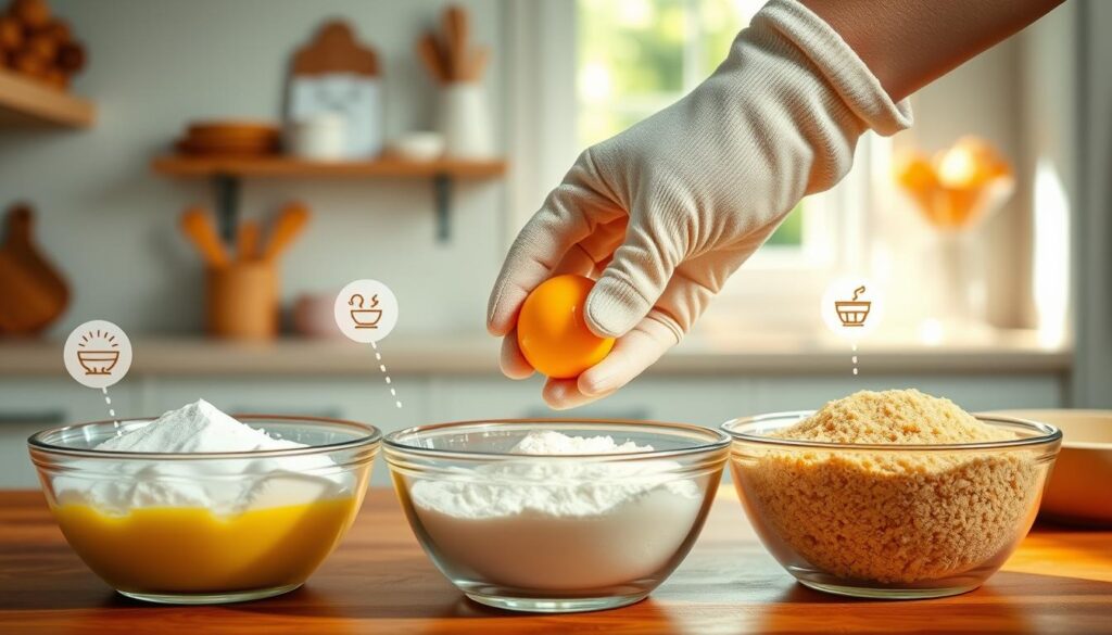 instrukcja panierowania jajek krok po kroku